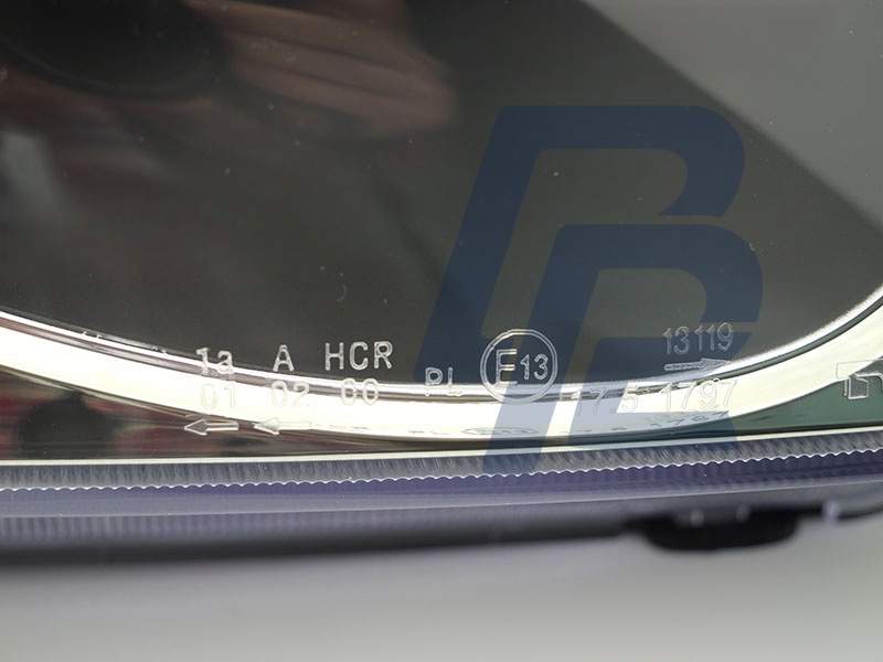 Headlight Black Left Side TYC for Honda Civic 2003–2006 Hatchback - 7