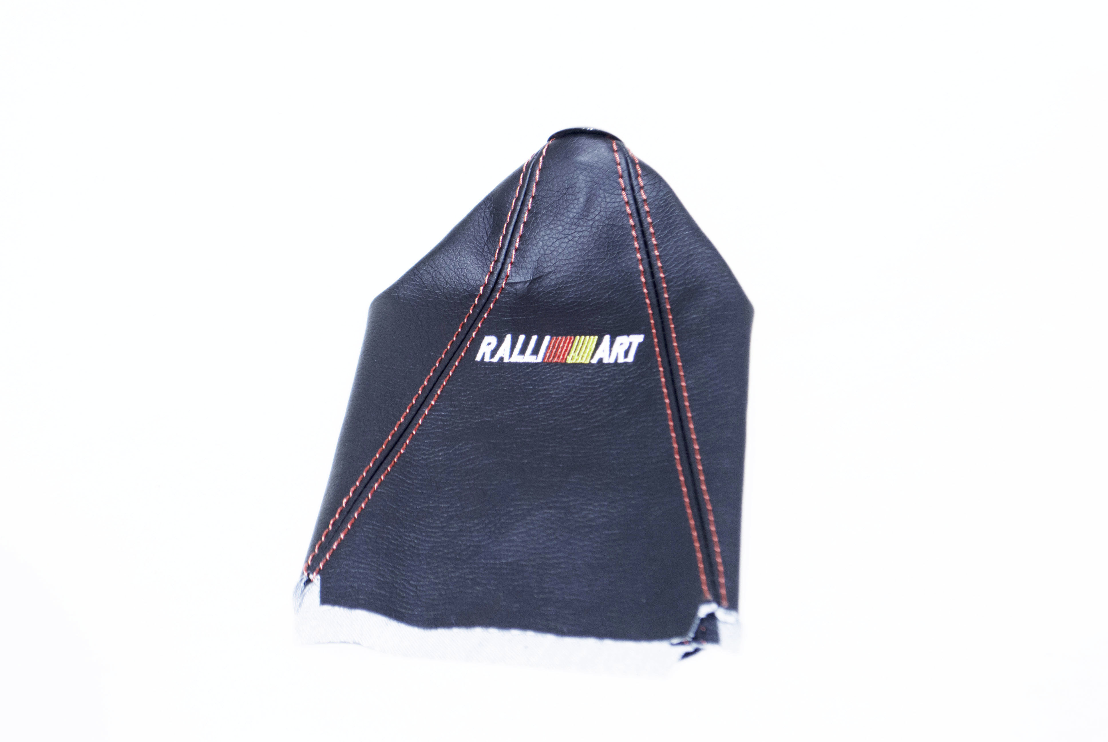 UNIVERSAL REAL LEATHER RALLI ART STYLE RED STITCH SHIFT BOOT