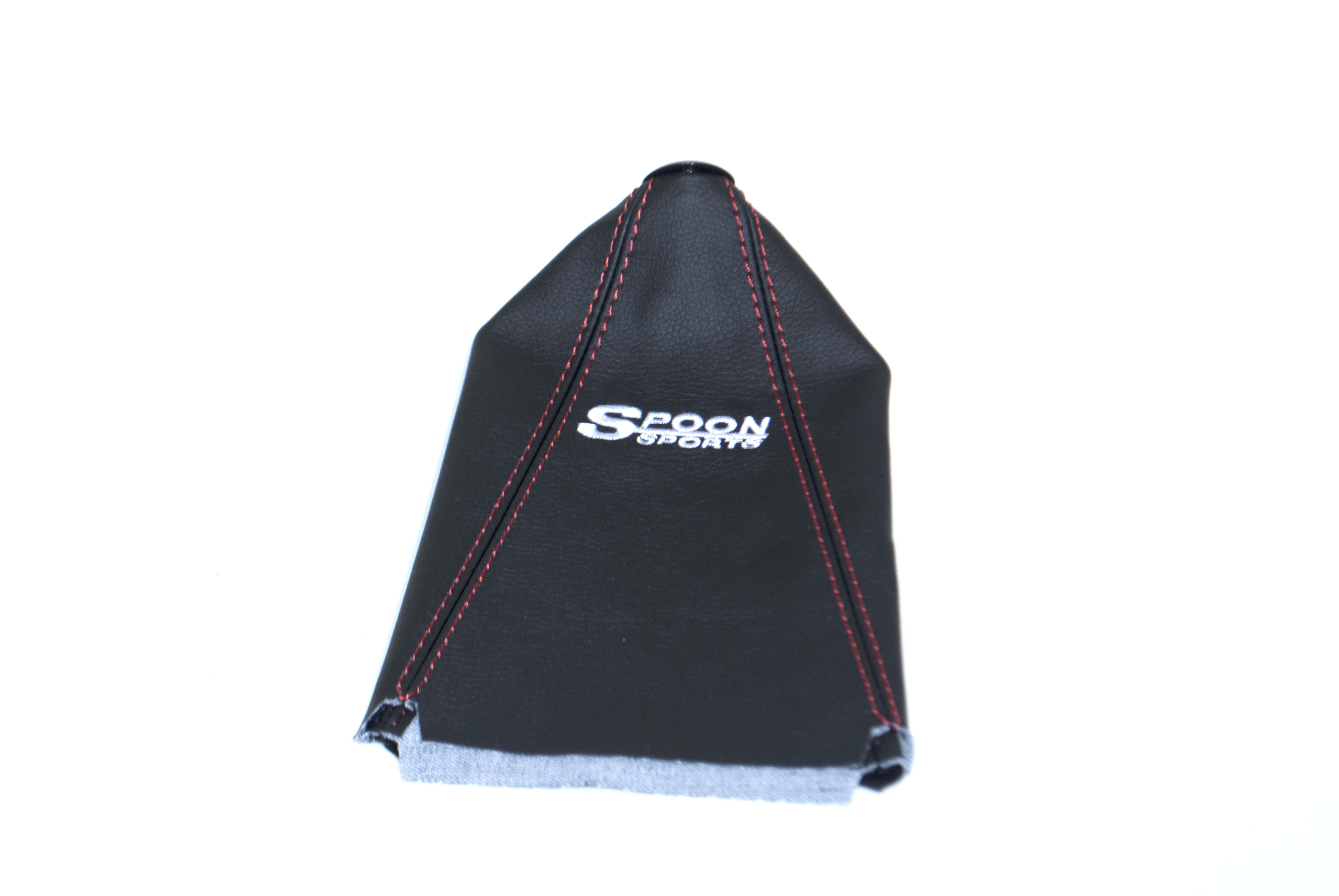 UNIVERSAL REAL LEATHER SPOON STYLE RED STITCH SHIFT BOOT