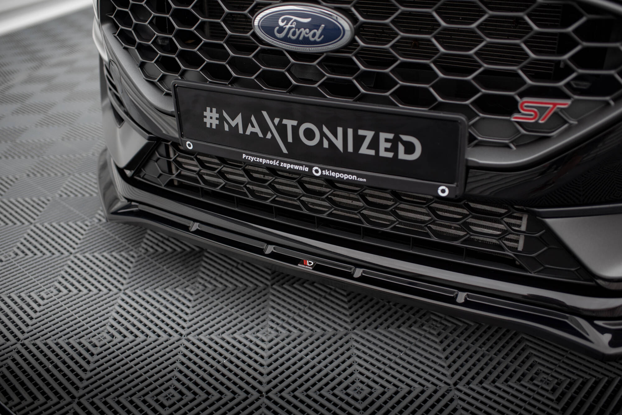 Front Splitter V.4 Ford Fiesta ST / ST-Line Mk8 Facelift - 3