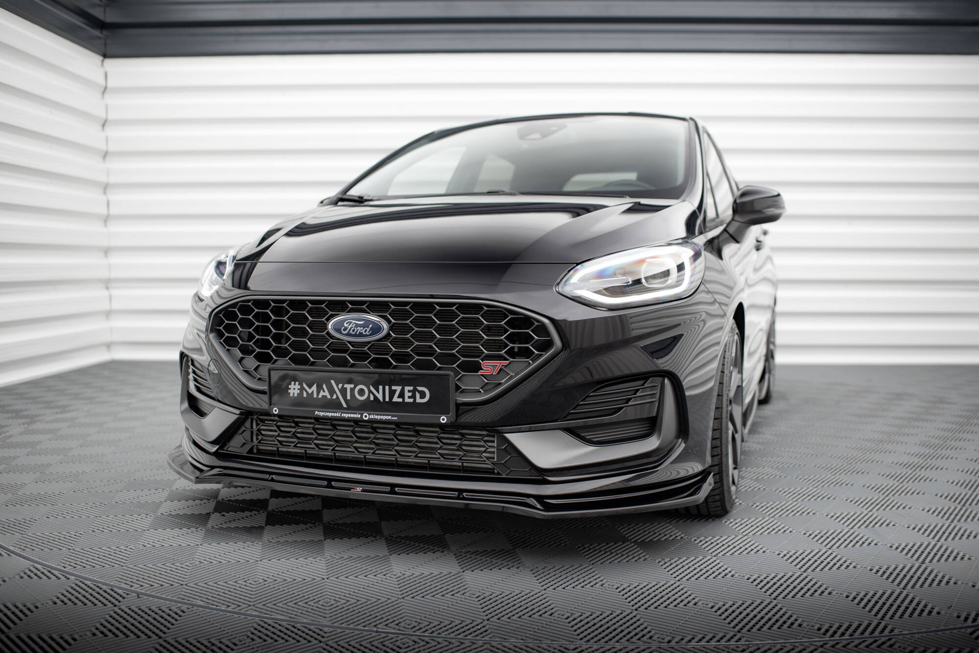 Front Splitter V.4 Ford Fiesta ST / ST-Line Mk8 Facelift - 4