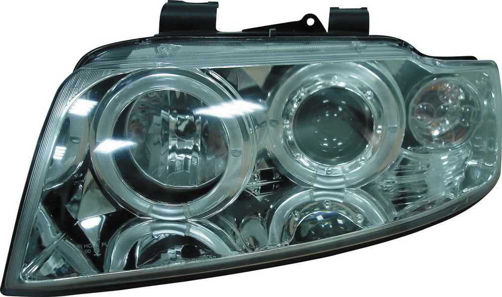 AUDI A4 01+ CHROME ANGELEYE HEADLIGHTS