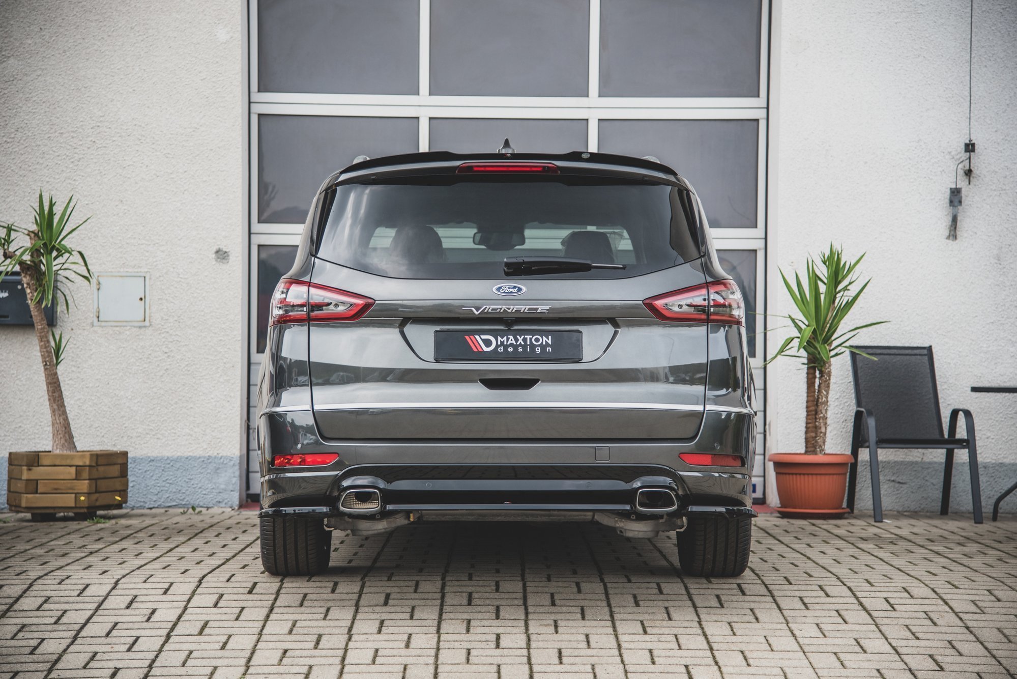 Central Rear Splitter Ford S-Max Vignale Mk2 Facelift (2019-) - 2
