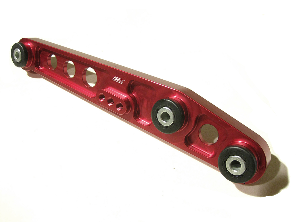 HONDA CIVIC/CRX/SOL 88-95 REAR LOWER CONTROL ARMS V2 RED - 2