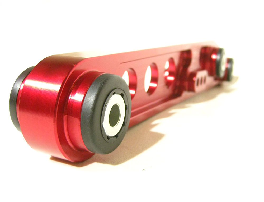 HONDA CIVIC/CRX/SOL 88-95 REAR LOWER CONTROL ARMS V2 RED - 6