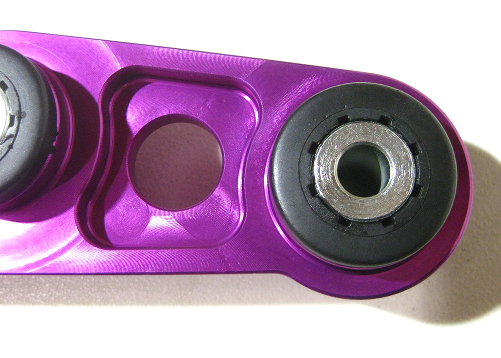 HONDA CIVIC 96-00 EK ALU REAR LOWER CONTROL ARMS V2 PURPLE - 4