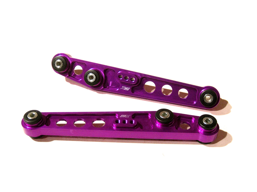 HONDA CIVIC 96-00 EK ALU REAR LOWER CONTROL ARMS V2 PURPLE
