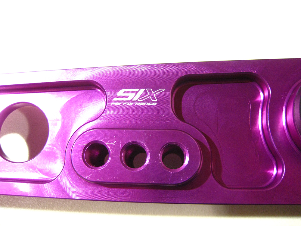 HONDA CIVIC 96-00 EK ALU REAR LOWER CONTROL ARMS V2 PURPLE - 3