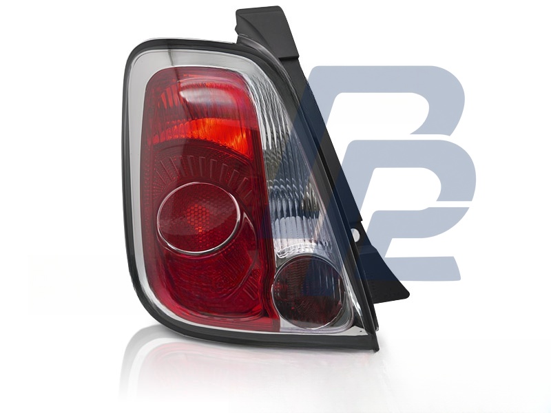 Tail Light Left Side TYC for Fiat 500 2007–2015 - 2