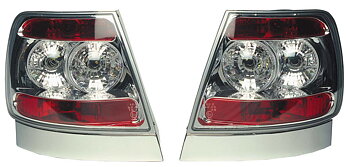 AUDI A4 94-01 VERS.II CHROME (2XR/2XO) TAILLIGHTS