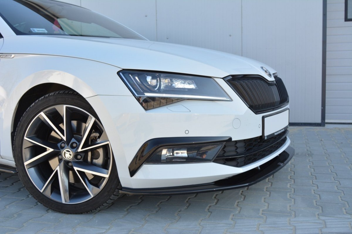 FRONT SPLITTER V.3 SKODA SUPERB III - 4