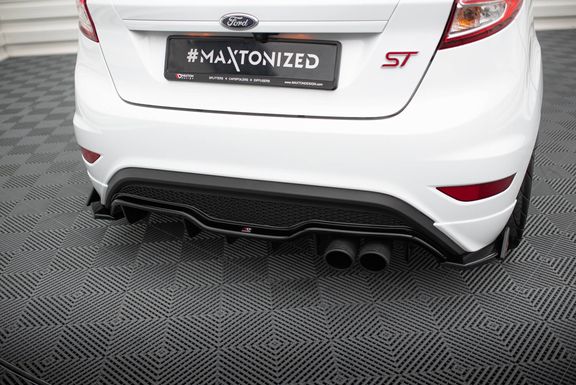 Rear Side Splitters V.3 + Flaps Ford Fiesta ST Mk7 Facelift - 4