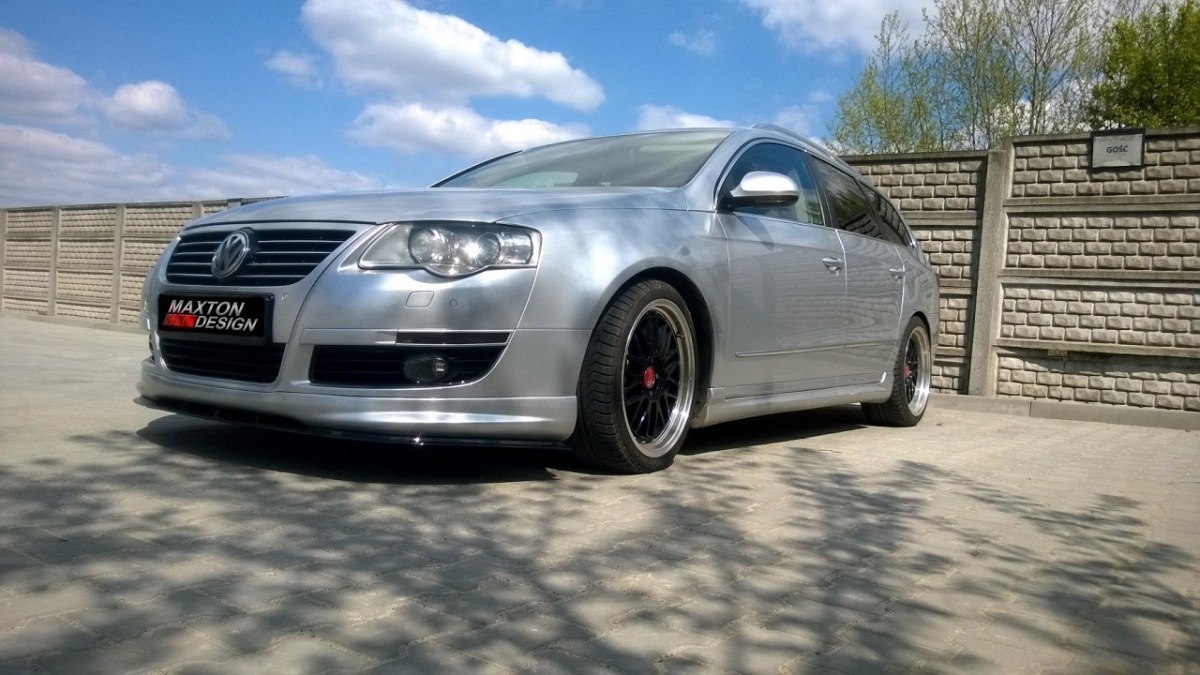 FRONT SPLITTER VW PASSAT B6 R-LINE - 2