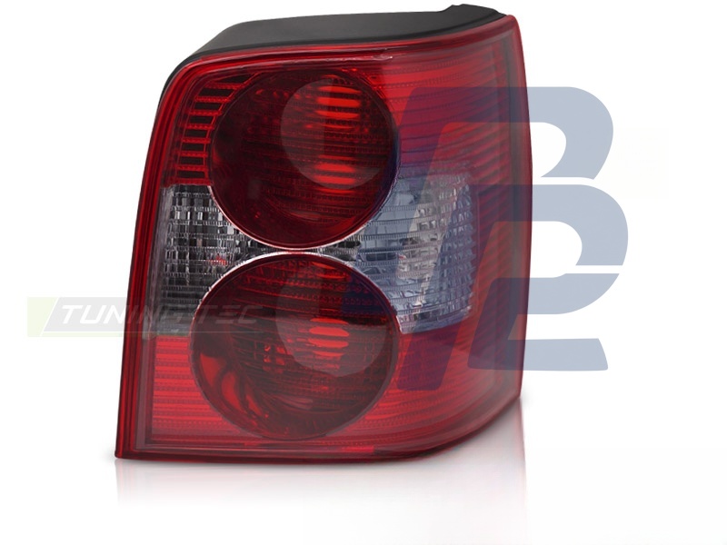 Tail Light Red/Clear Right Side TYC for VW Passat 3BG 2000–2005 Variant - 4