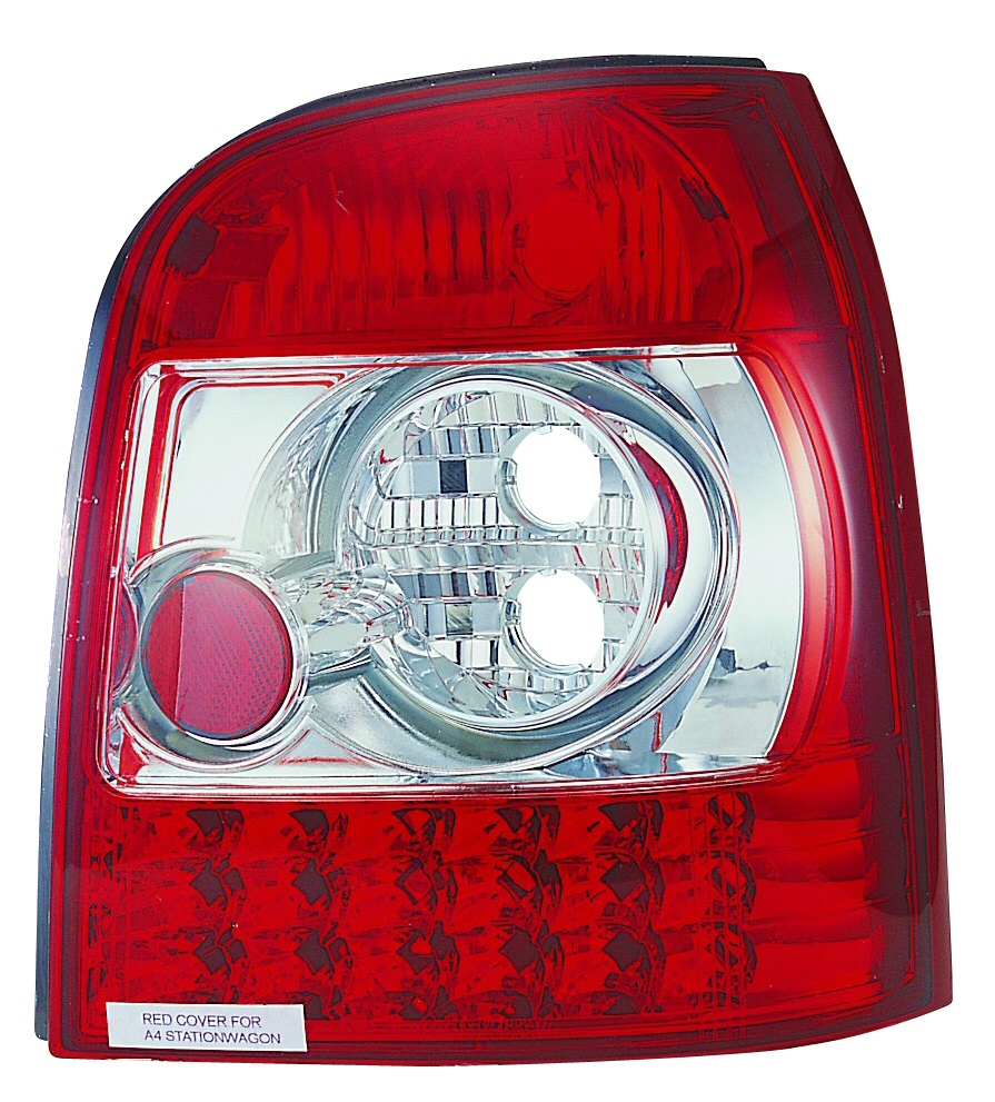 AUDI A4 AVANT 95-00 RÖDA/KLARA LED BAKLAMPOR