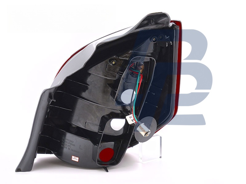 Tail Lights for Citroen C2 11.2003–2010 LED Red/Smoked - 4