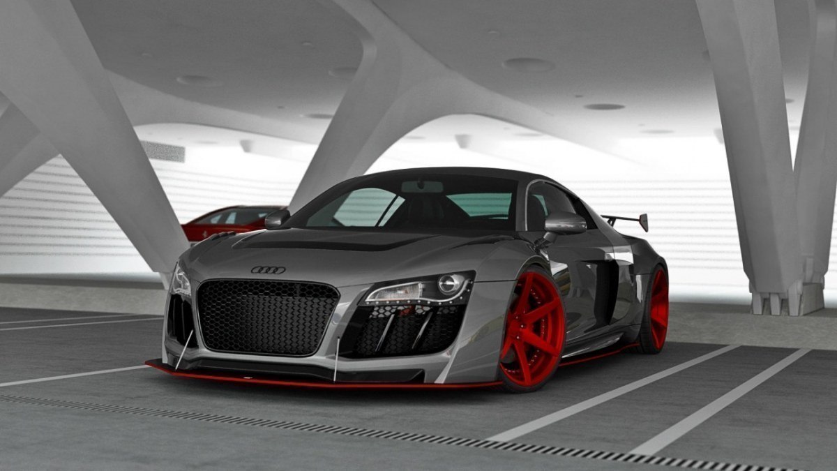 FRONT BUMPER AUDI R8 I - 3