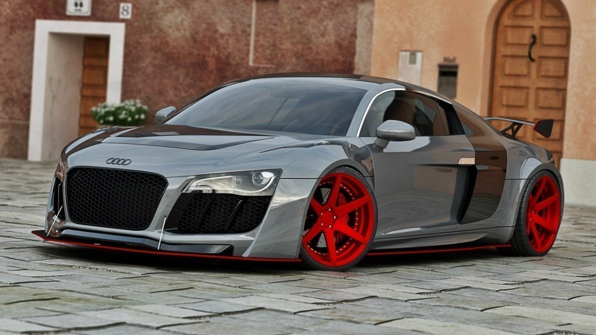 FRONT BUMPER AUDI R8 I - 2