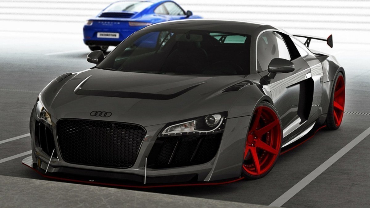 FRONT BUMPER AUDI R8 I - 4
