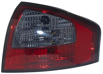 AUDI A6 SEDAN 99-03 RED/SMOKE TAILLIGHTS