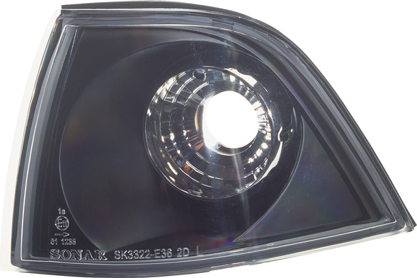 BMW 3 E36 2D JDM BLACK FRONT SIGNAL LIGHTS