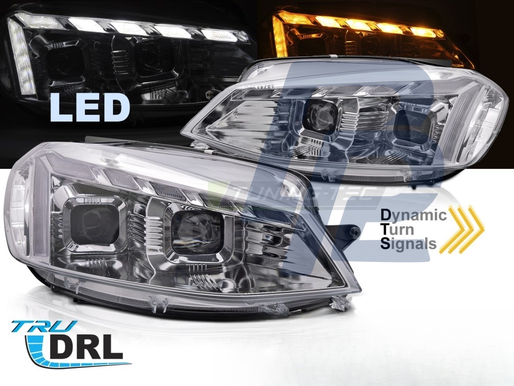 Full LED Headlights Light Chrome DRL Sequential for VW Golf 7 2017–2019 - 6
