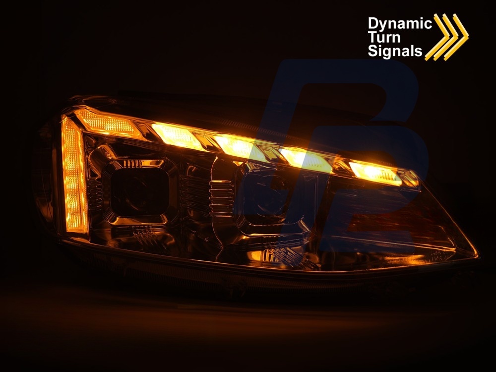 Full LED Headlights Light Chrome DRL Sequential for VW Golf 7 2017–2019 - 2