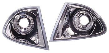 BMW 3 E46 4D 9/98-9/01 CLEAR FRONT SIGNAL LIGHTS