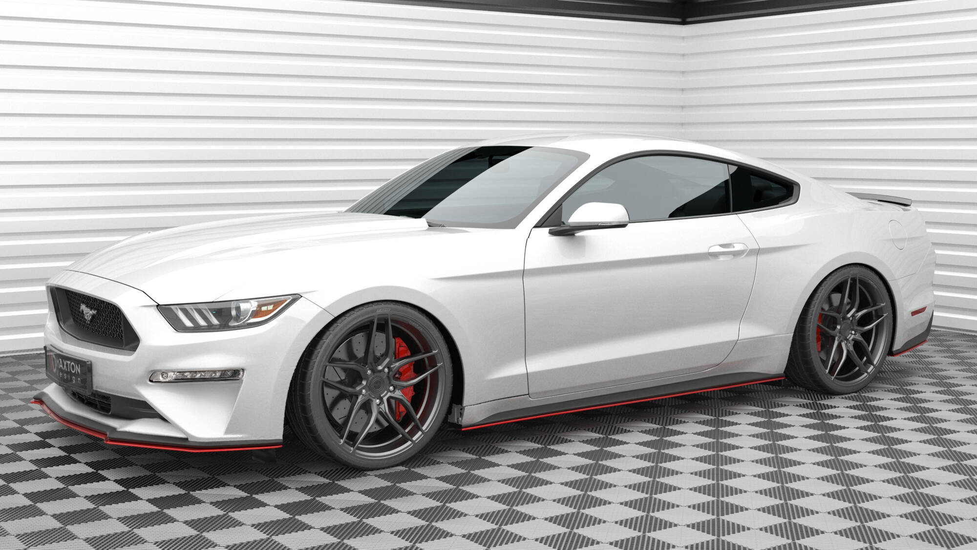 Side Skirts Diffusers V.2 Ford Mustang Mk6 Facelift - 2