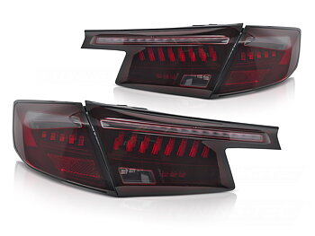 LED-BAKLYKTOR RÖD/TONAD TILL HONDA CIVIC XI 2021- HALVKOMBI