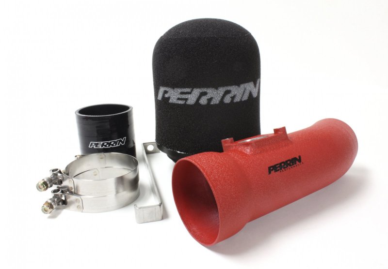 PERRIN SHORT RAM AIR INTAKE IMPREZA WRX/STI 02-07 (RED) - 3