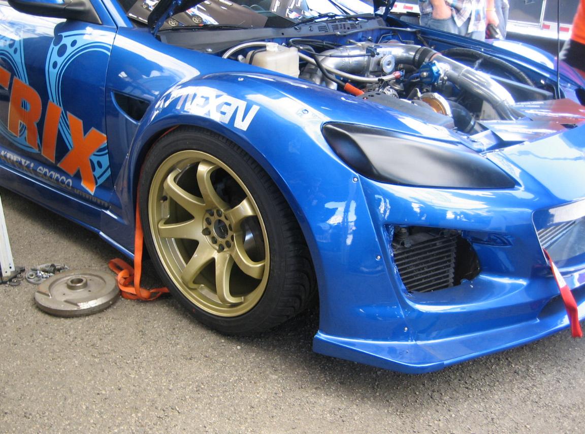 MAZDA RX8 03-08 MAZDASPEED STYLE FRONT FENDER FLARES [AIT] - 5