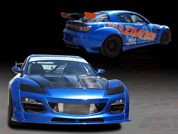 MAZDA RX8 03-08 MAZDASPEED STYLE FRONT FENDER FLARES [AIT]