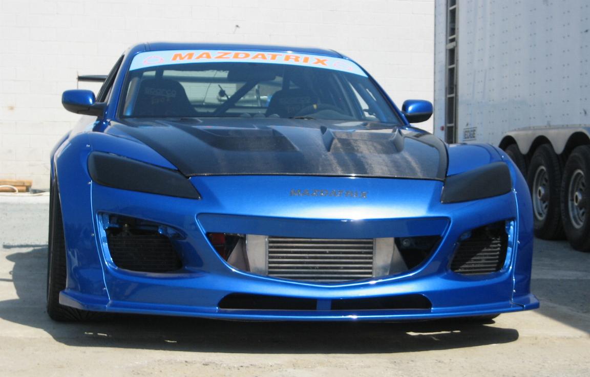 MAZDA RX8 03-08 MAZDASPEED STYLE FRONT FENDER FLARES [AIT] - 4