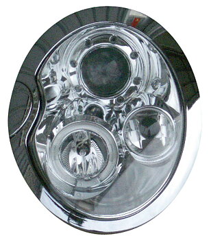 BMW NEW MINI CHROME ANGELEYE HEADLIGHTS