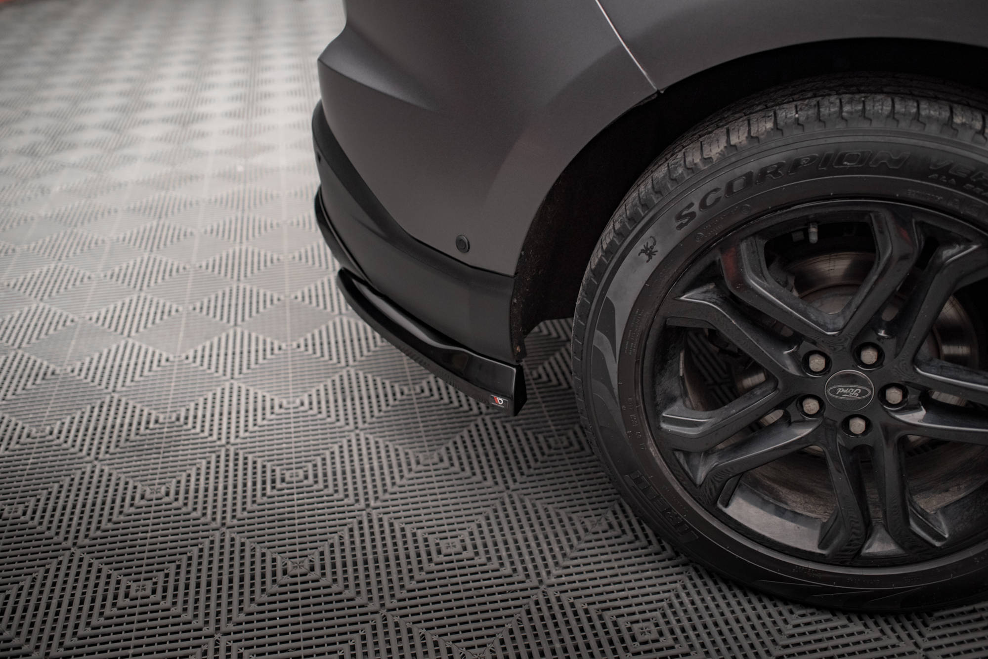Rear Side Splitters V.2 Ford Edge Mk2 - 4