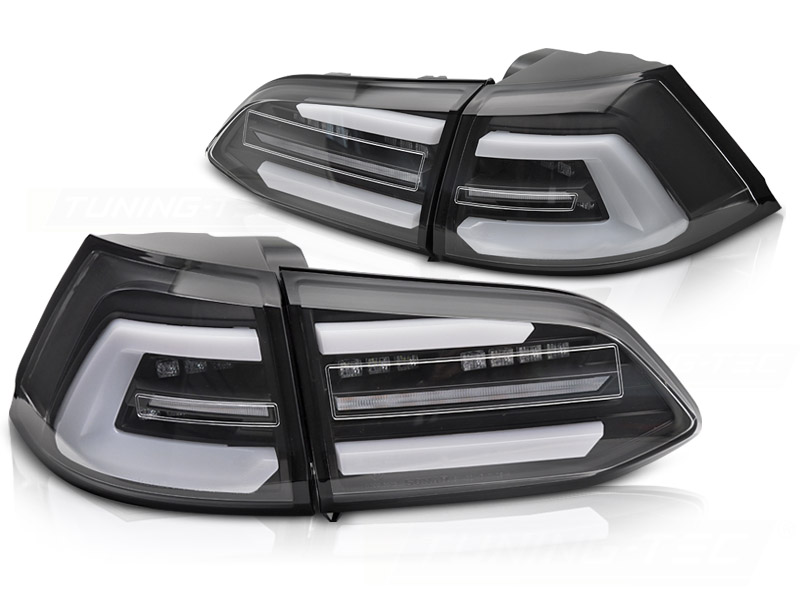 LED-BAKLYKTOR SVART SEQ TILL VW GOLF 7 2013-2017 SW
