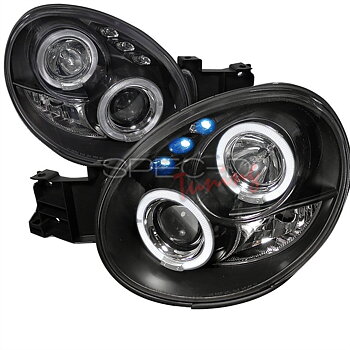 SUBARU IMPREZA GDA/B 00-03 LED PROJEKTOR STRÅLKASTARE SVARTA V2