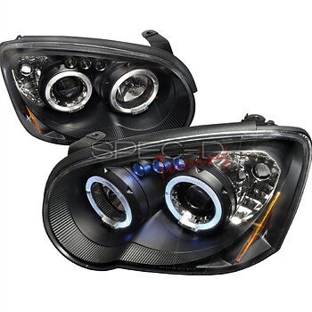 SUBARU IMPREZA GDC/D/E 04-05 LED PROJ. STRÅLKASTARE SVARTA V2