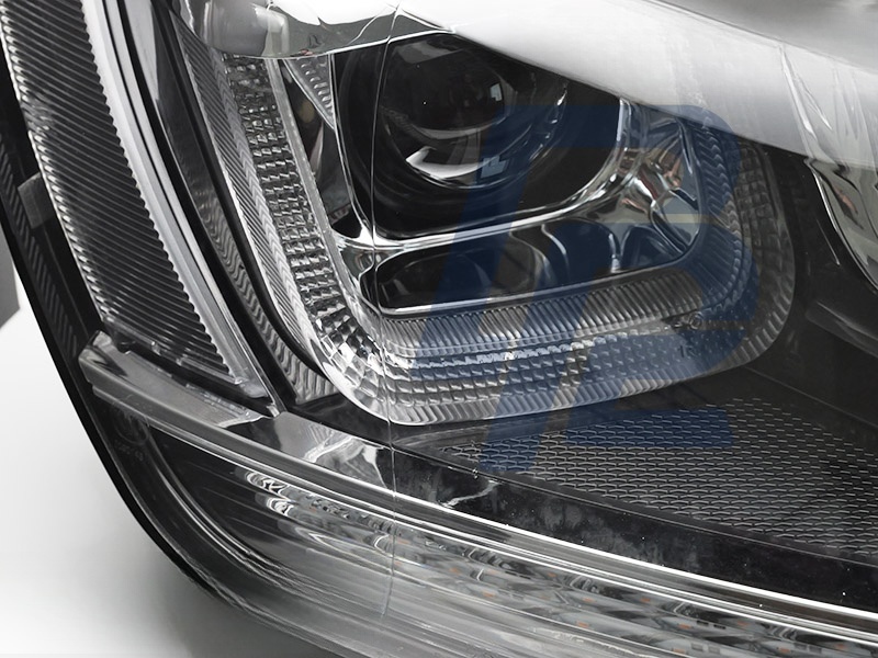 Headlights Light Sequential Black with Chrome Line for VW Golf 7 2013–2017 - 5