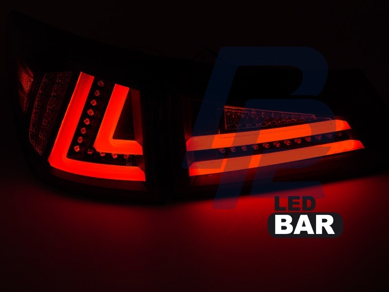 LED Tail Lights Black LED Sql for Lexus IS II 2006–2013 - 3
