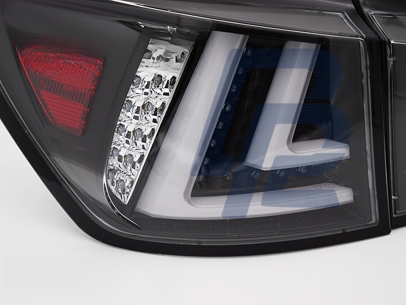 LED Tail Lights Black LED Sql for Lexus IS II 2006–2013 - 2