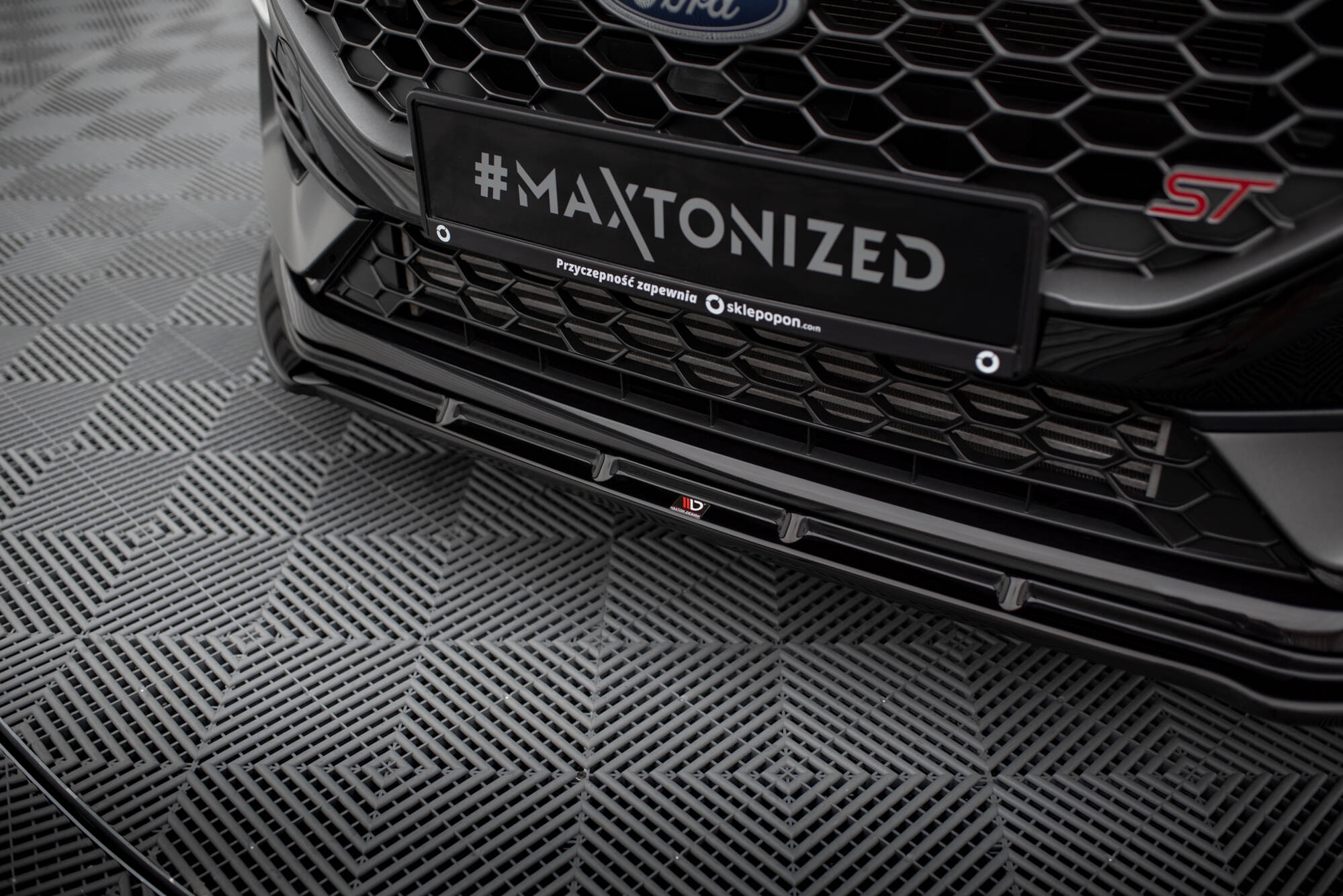 Front Splitter V.2 Ford Fiesta ST / ST-Line Mk8 Facelift - 3