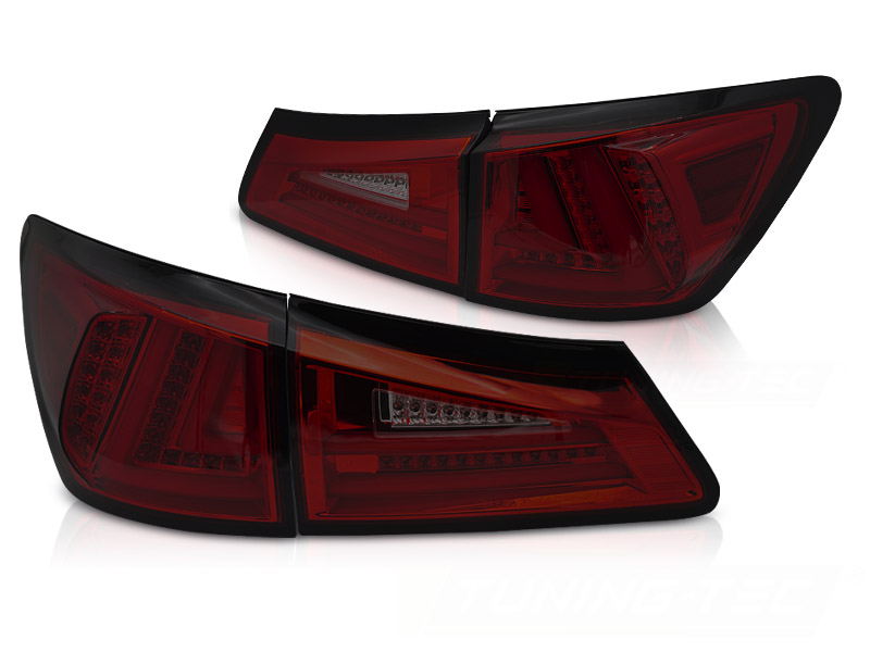 LED-BAKLYKTOR RÖD/TONAD LED SQL TILL LEXUS IS II 2006-2013