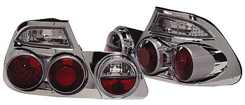 BMW 3 E46 2D 3D-LOOK CHROME (3XR) TAILLIGHTS