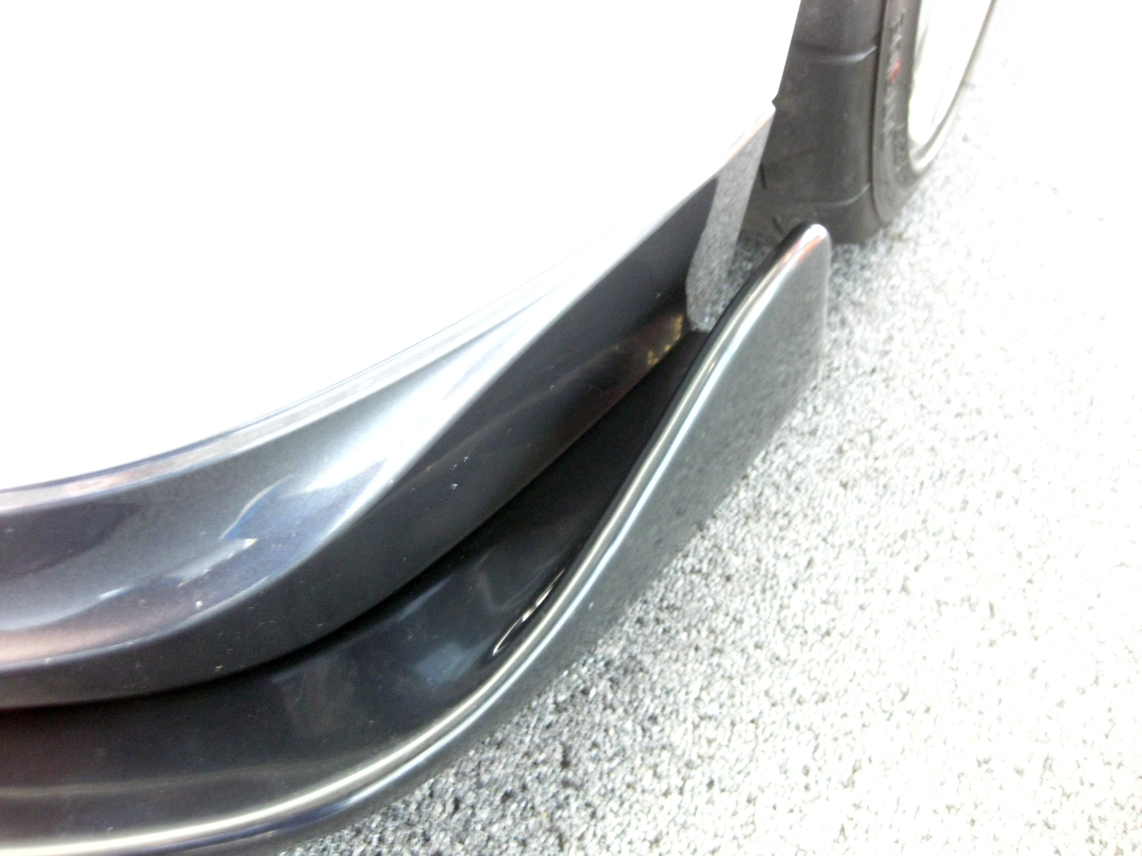 UNIVERSAL BUMPER SPLITTERS SMALL 30CM ABS [SIX] - 2