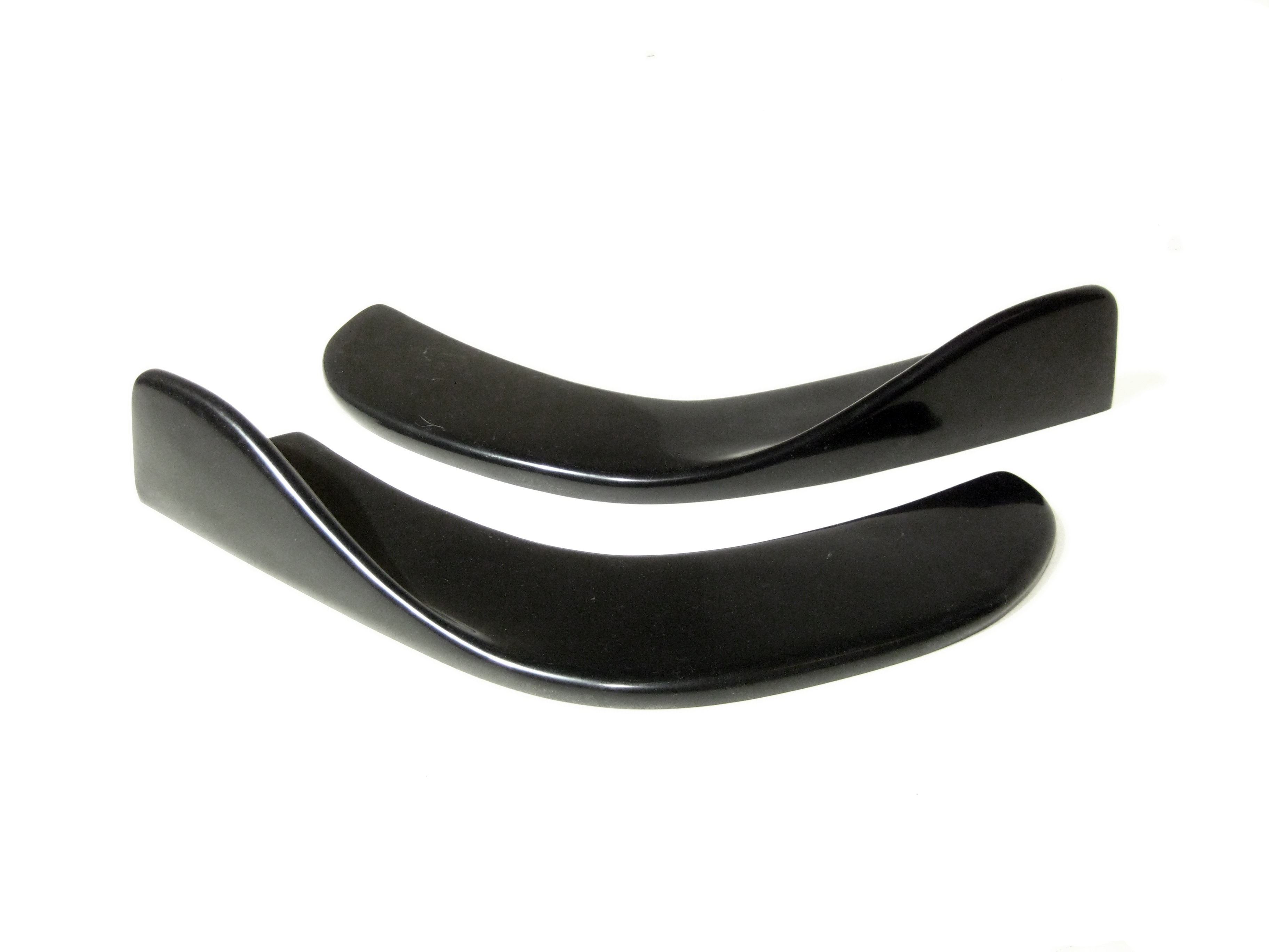 UNIVERSAL BUMPER SPLITTERS SMALL 30CM ABS [SIX]