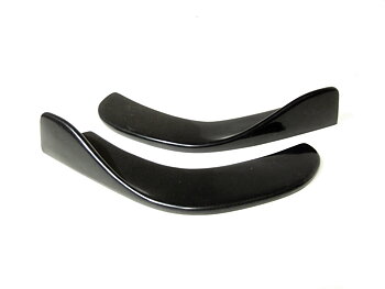 UNIVERSAL BUMPER SPLITTERS SMALL 30CM ABS [SIX]