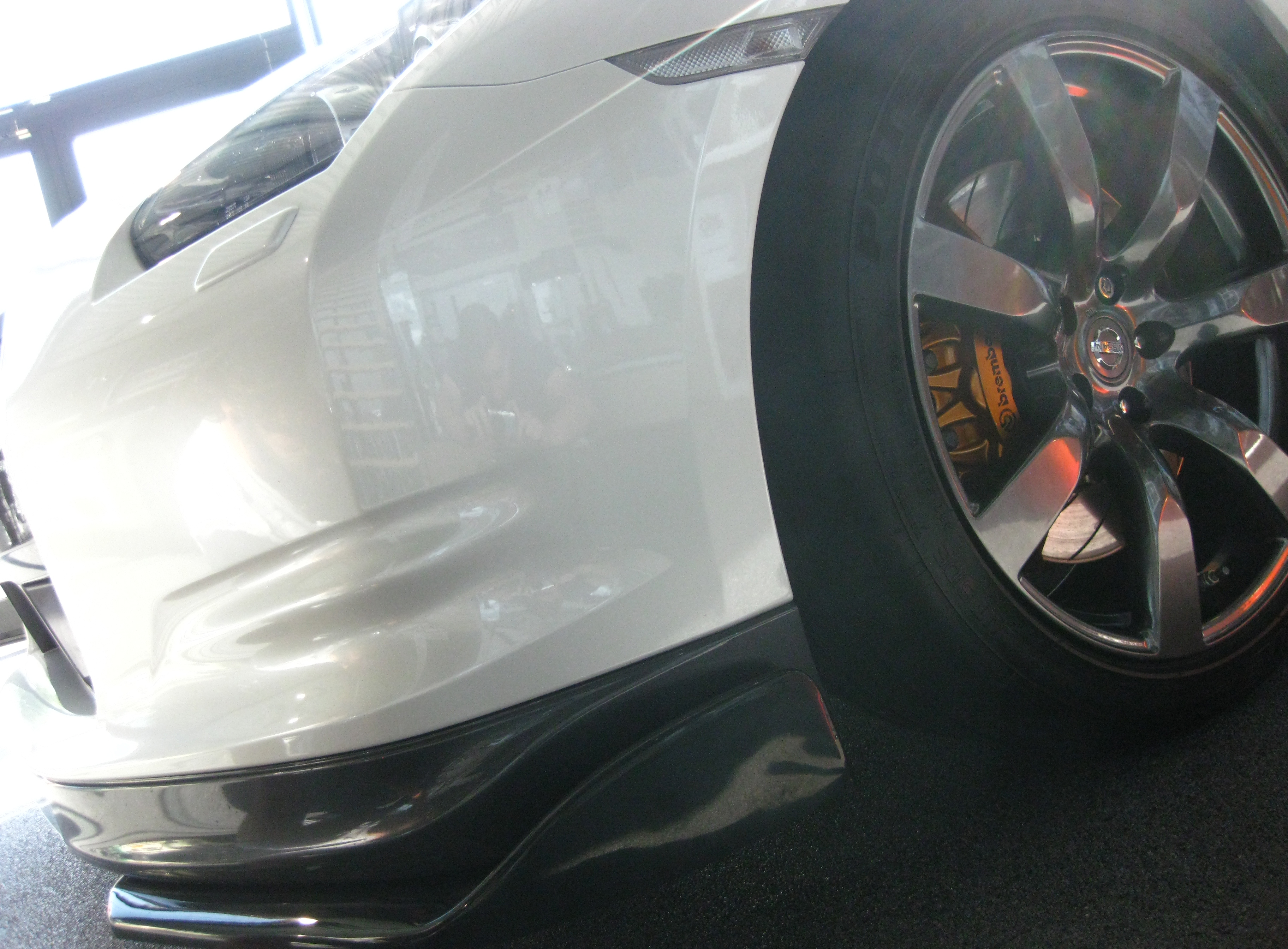 UNIVERSAL BUMPER SPLITTERS LONG 45CM ABS [SIX] - 7