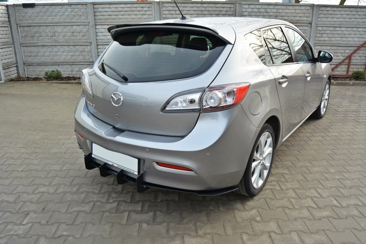 MAZDA 3 MK2 SPORT (PREFACE) REAR DIFFUSER & REAR SIDE SPLITTERS - 5